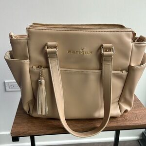 White Elm Gemini Mini Convertible Backpack in Sand Color (Retired)